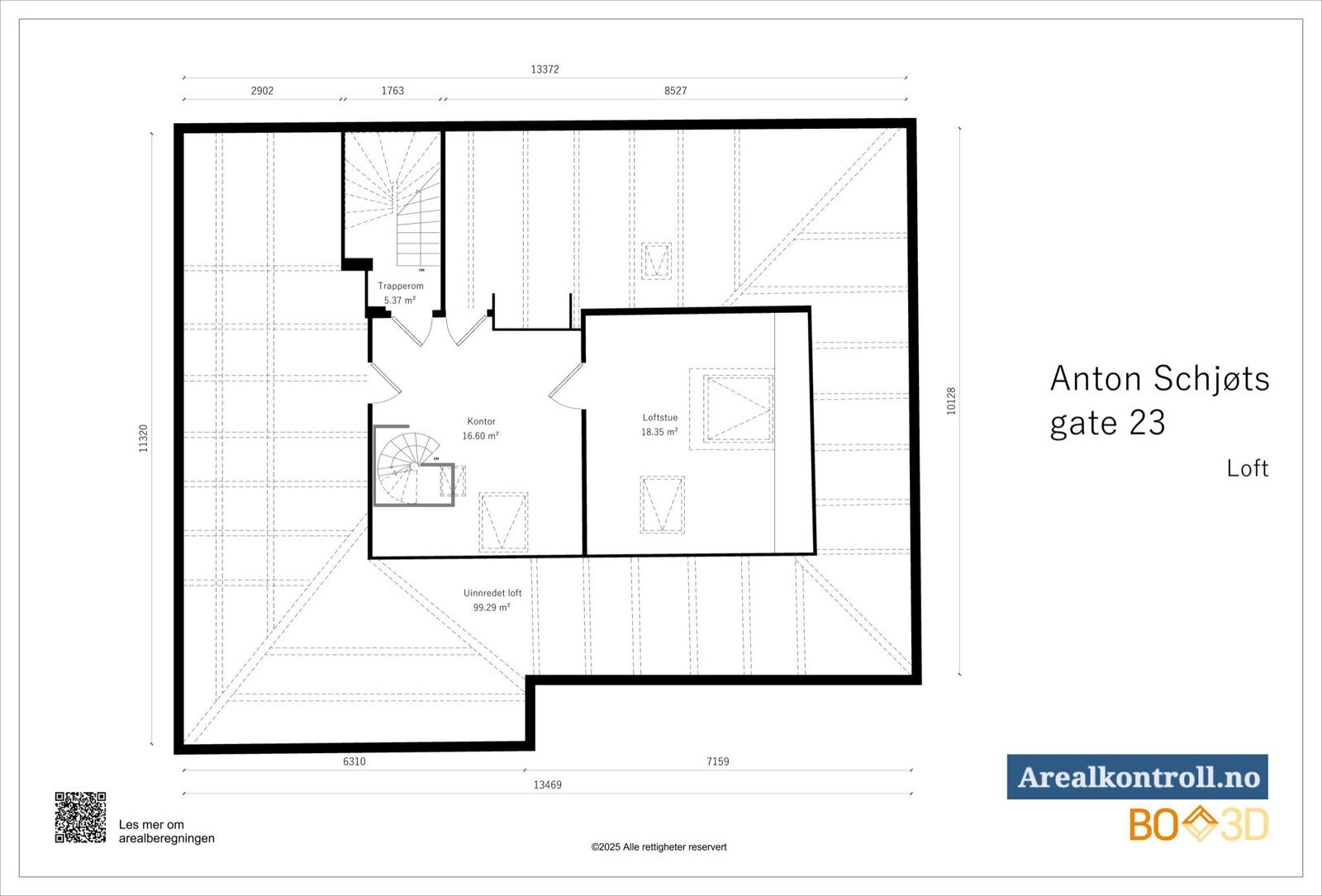 Plantegning Galleribilde