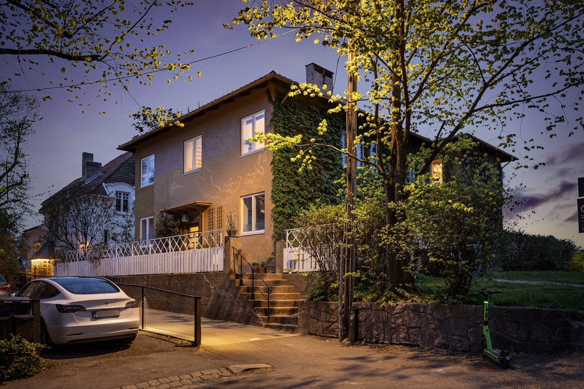 Ikke så ille å komme hjem til dette. Idyll midt i byen. Galleribilde