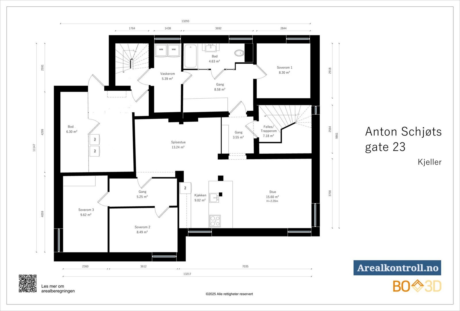 Plantegning Galleribilde