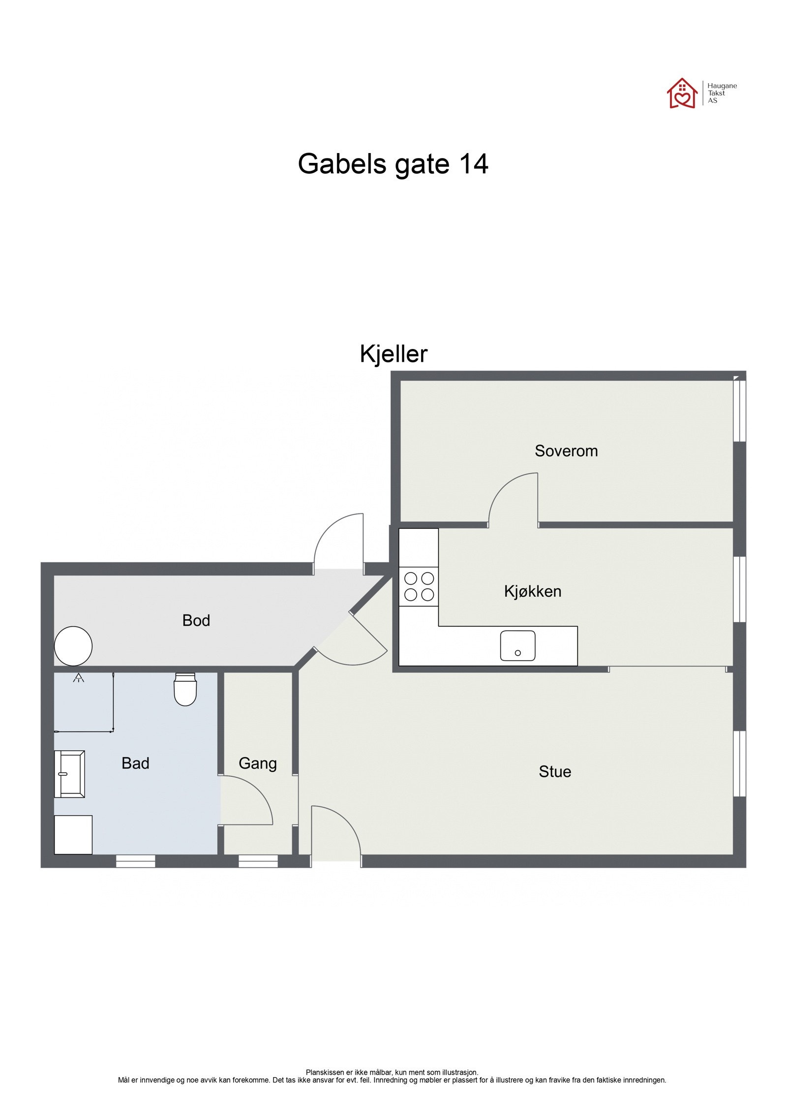 Plantegning Galleribilde