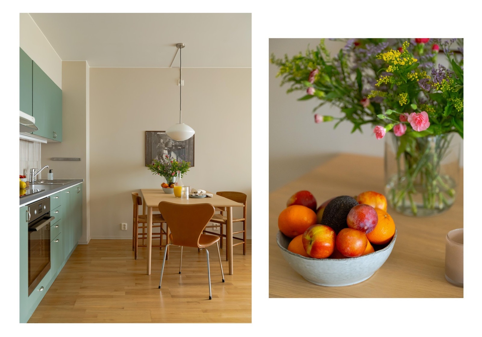 Varmtvann og oppvarming (radiator - fjernvarme) inngår i fellesutgiftene. Dette bidrar til lavt strømforbruk og følgelig lave strømregninger. Galleribilde