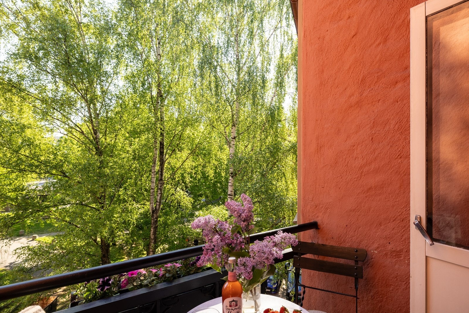 Her ligger du vendt mot rolige områder, uten innsyn. Galleribilde