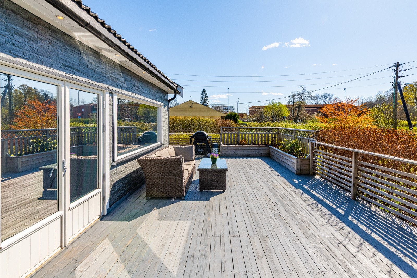 Herlig terrasse Galleribilde