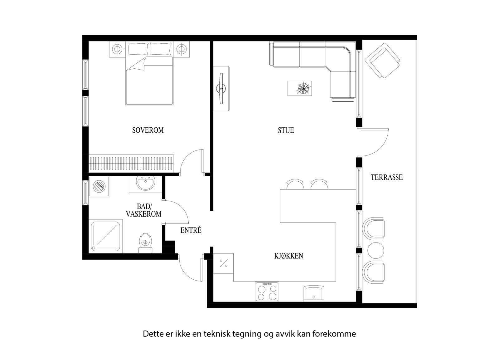 Plantegning Galleribilde