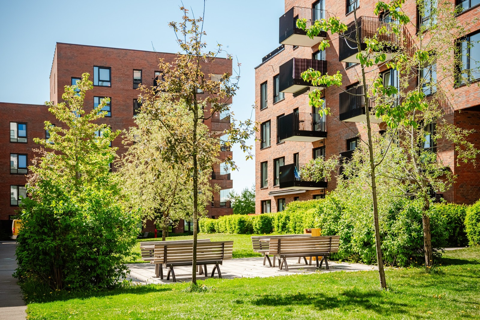 Krydderhagen har blitt en fantastisk grønn og moderne hageby, med hyggelige tun og store grønne fellesarealer. Galleribilde
