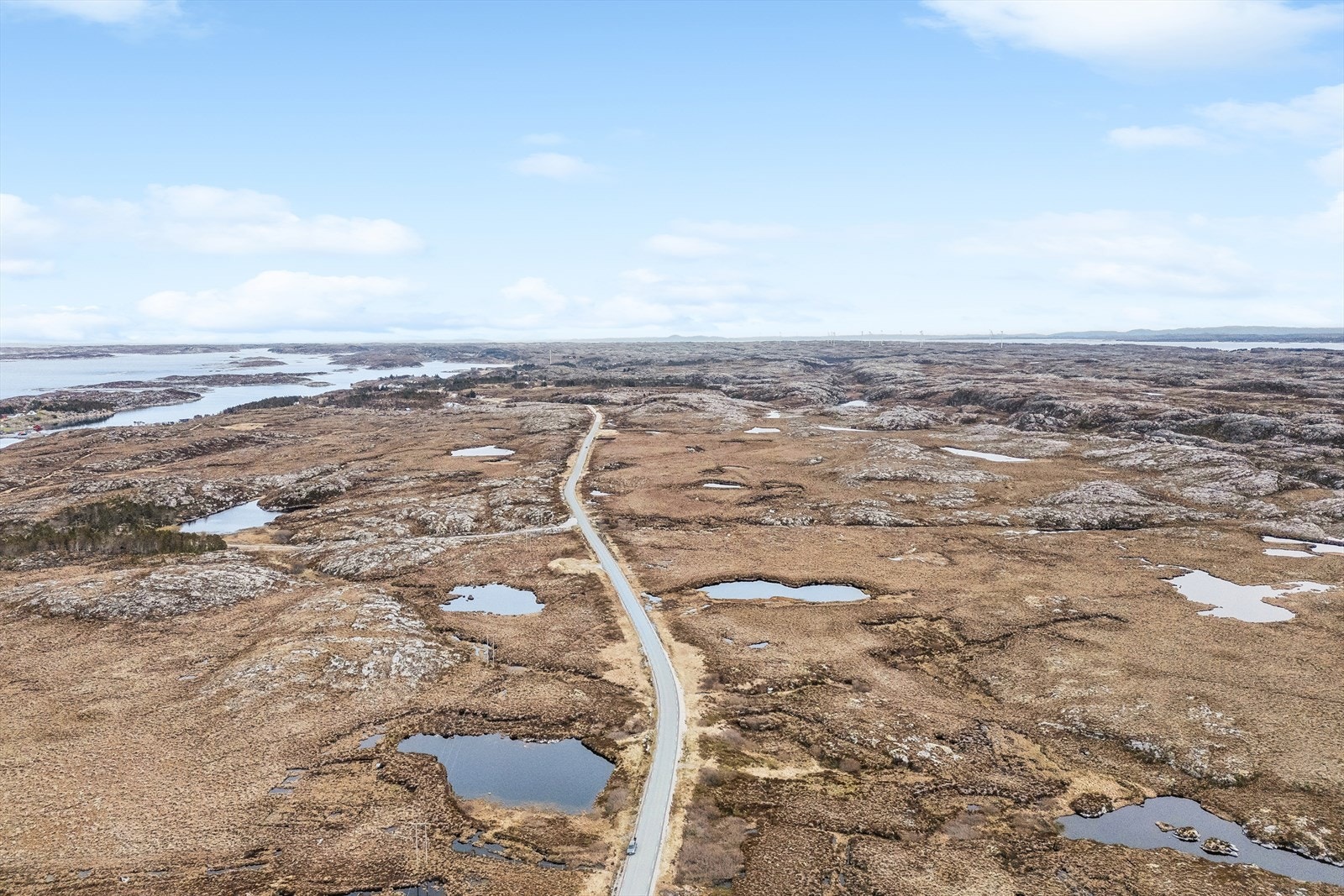 Dronebilde av deler av eiendommen Galleribilde