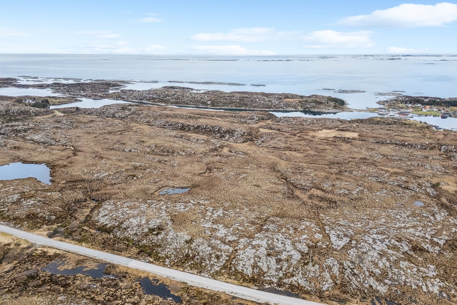 Dronebilde av deler av eiendommen Galleribilde