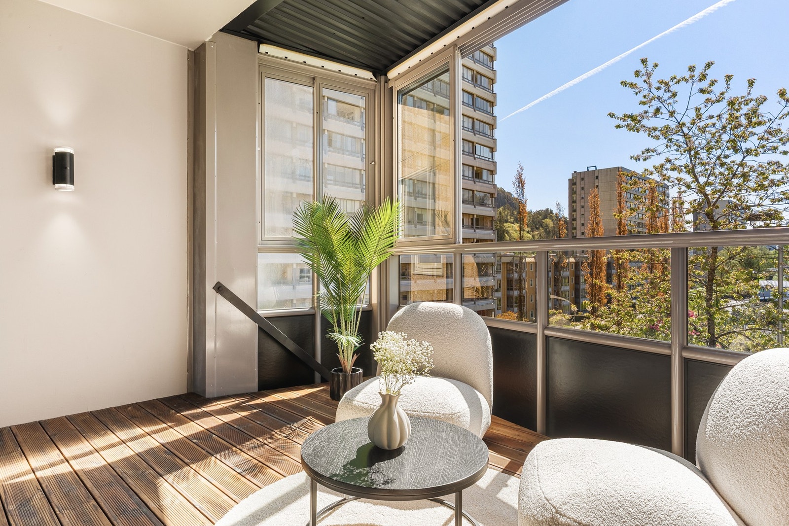 Her vil det være plass til å møblere etter eget ønske med utemøbler, grill og lignende. Galleribilde