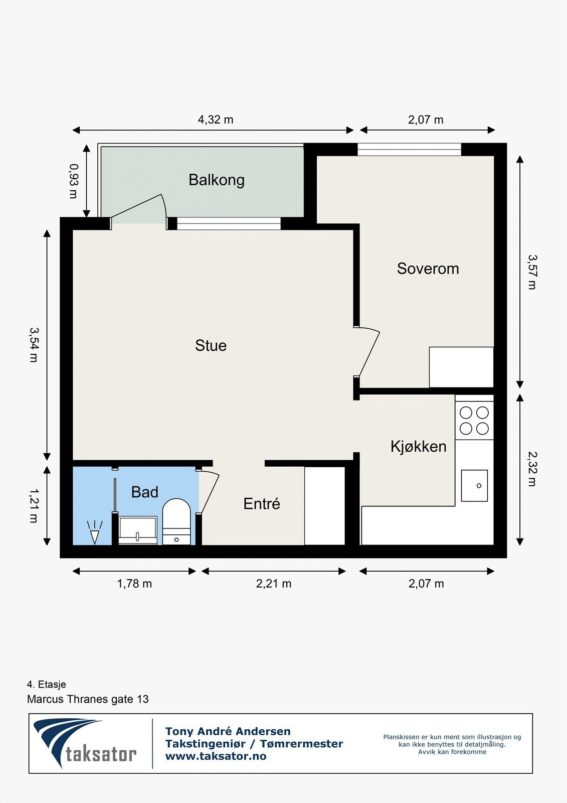 Planskisse. Galleribilde