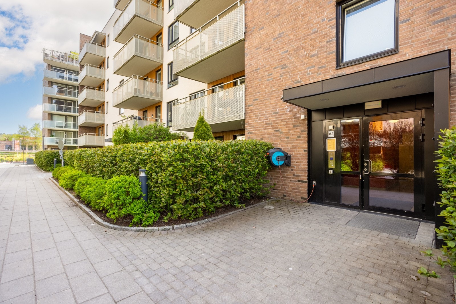 Leiligheten ligger attraktivt til på Grefsen stasjon. Galleribilde