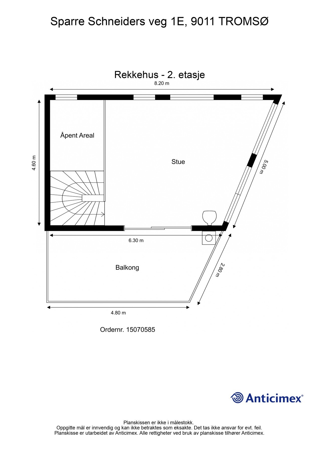 Plantegning 2. etasje Galleribilde