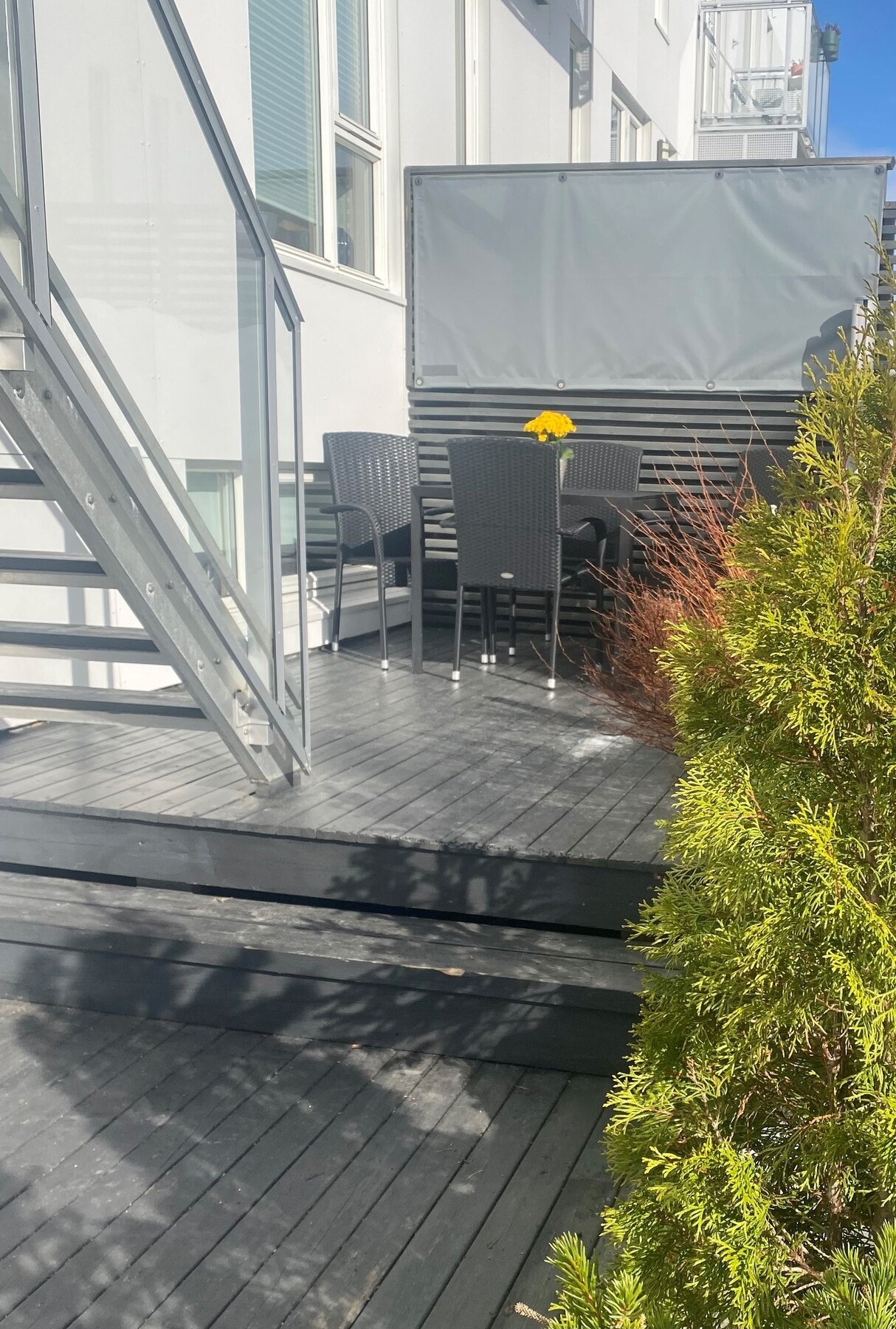 Privat bilde sørvest-vendt markterrasse Galleribilde