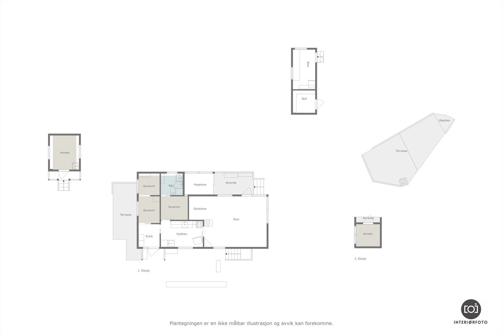 Plantegning Galleribilde