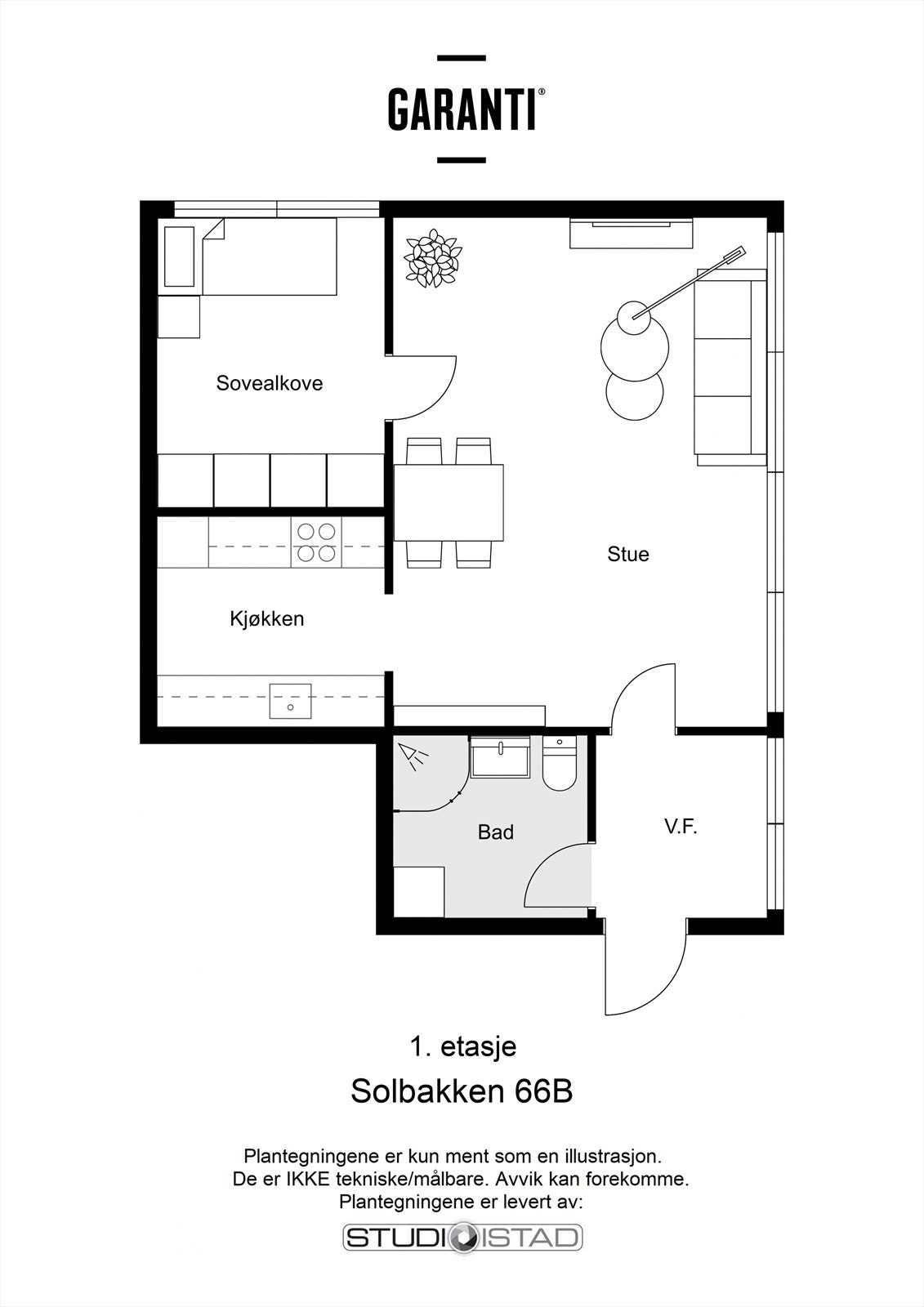 Plantegning. Galleribilde