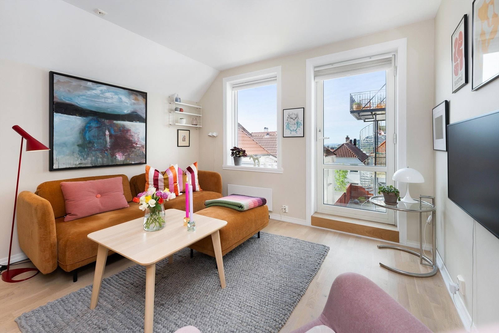 Merk den sjarmerende franske balkongen! Galleribilde