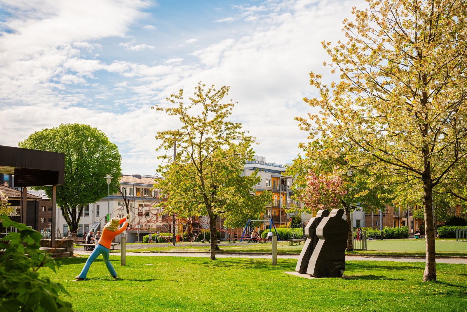 Her får du Lørenparken som nærmeste nabo. Galleribilde
