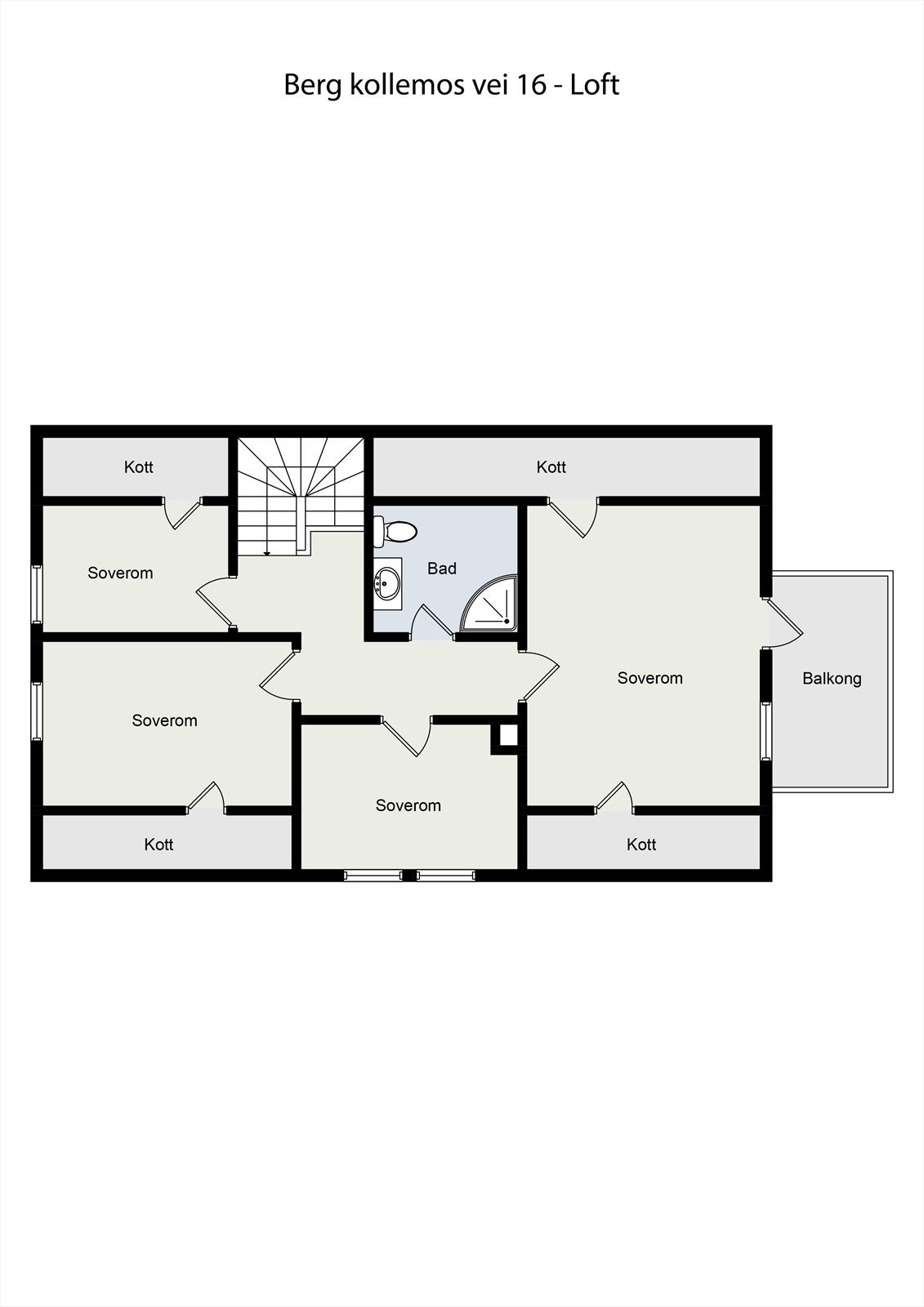 Plantegning loftet Galleribilde