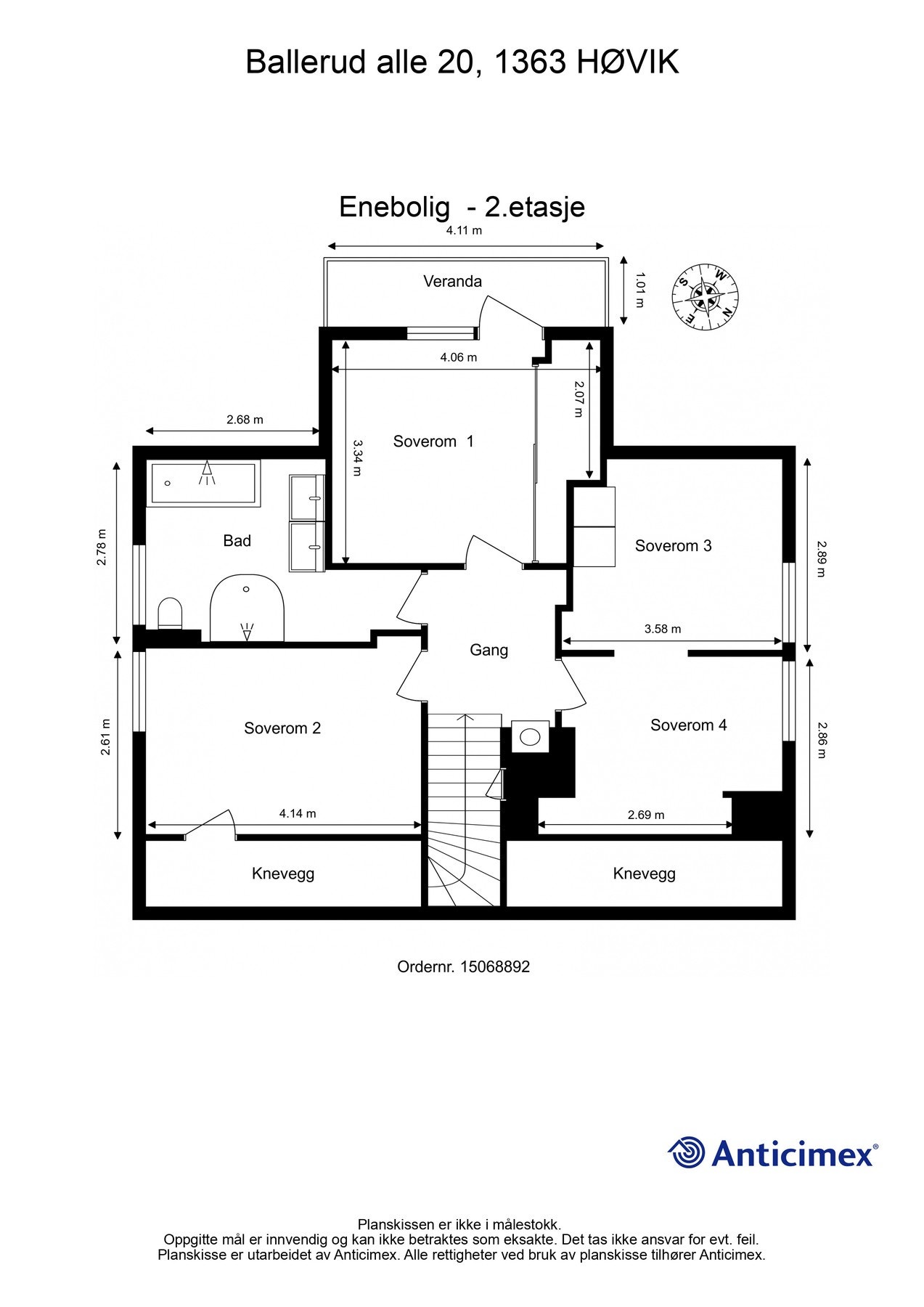 Plantegninger - 2. etasje Galleribilde