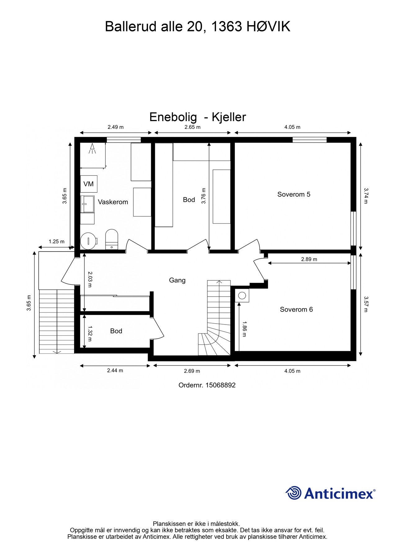 Plantegning - Kjeller Galleribilde