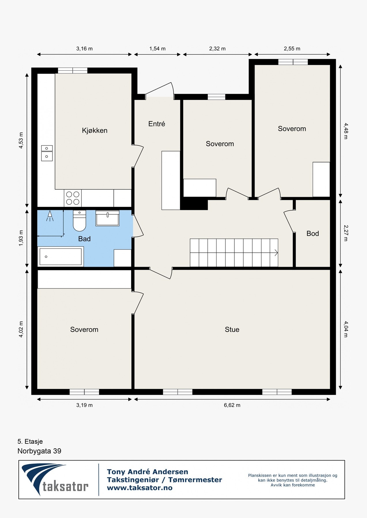 Gjennomgående og luftig plantegning Galleribilde