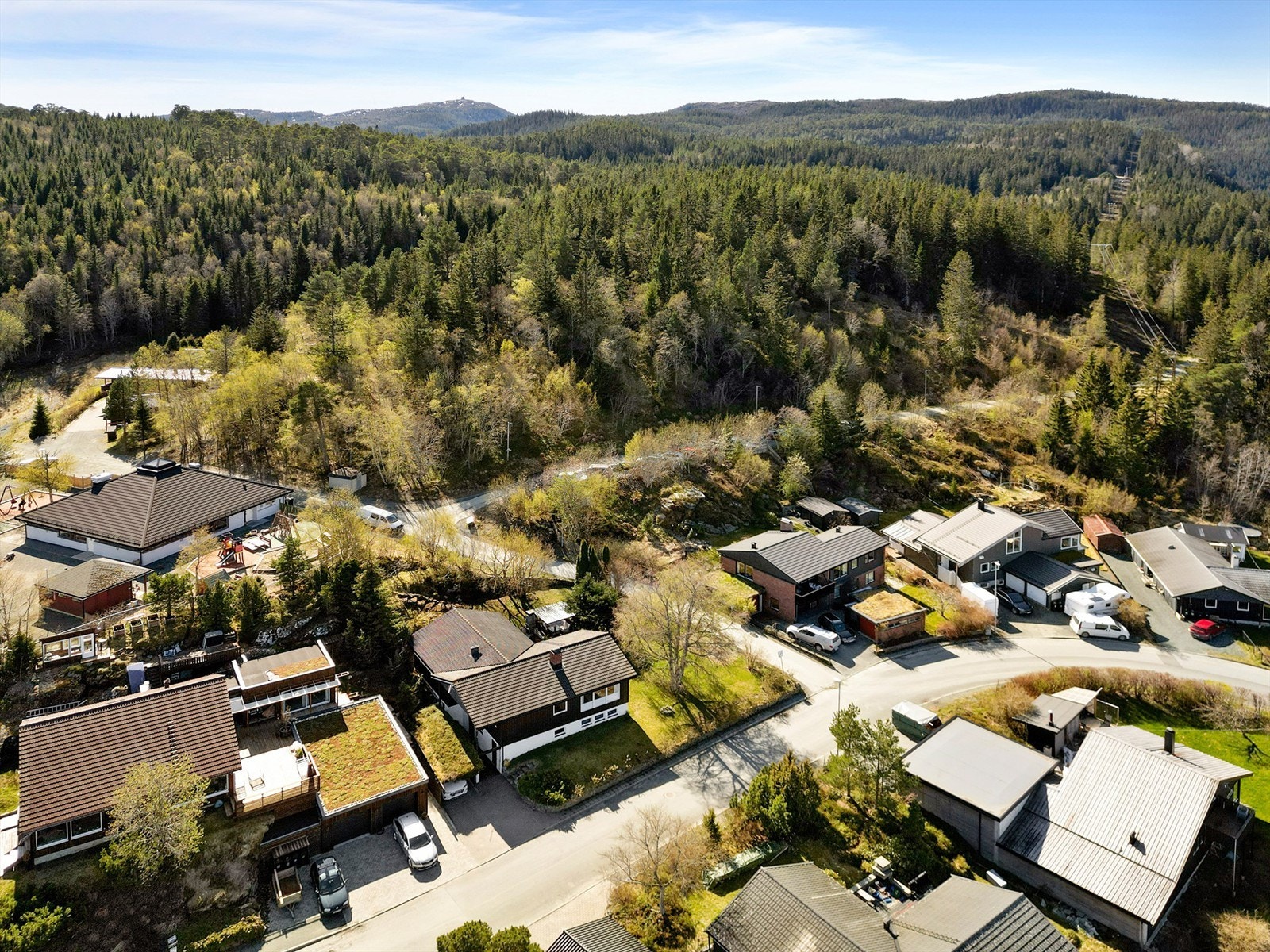 Oversiktsbilde mot sørvest. Galleribilde