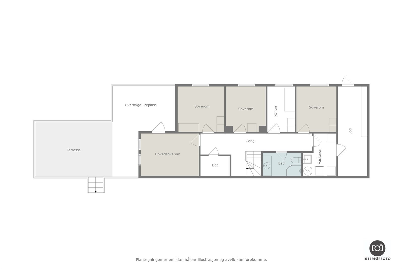 Plantegning Galleribilde