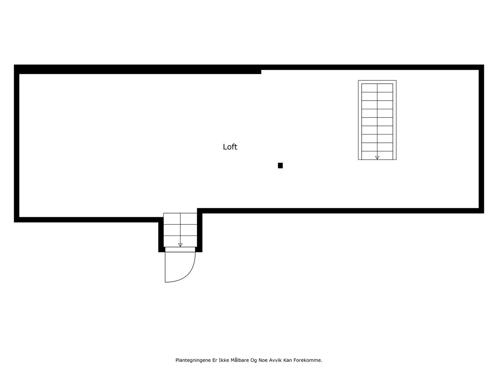 Plantegning loft. Galleribilde
