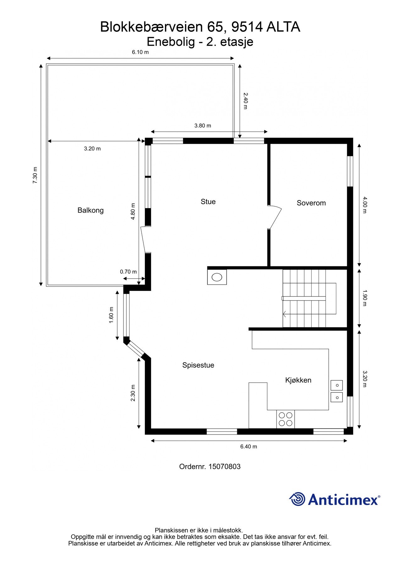 Plantegning, 2.etasje Galleribilde