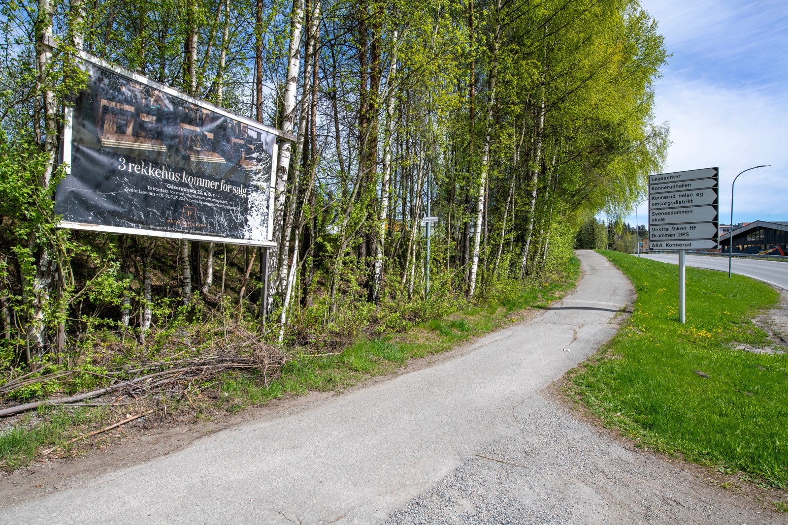 Regulert for tre hus Galleribilde