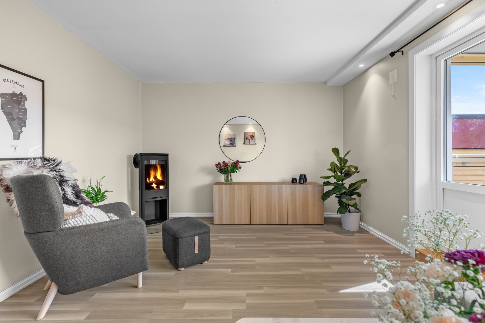 Pipeløpet ble rehabilitert i 2022 i forbindelse med fasaderehabiliteringen i borettslaget. Galleribilde