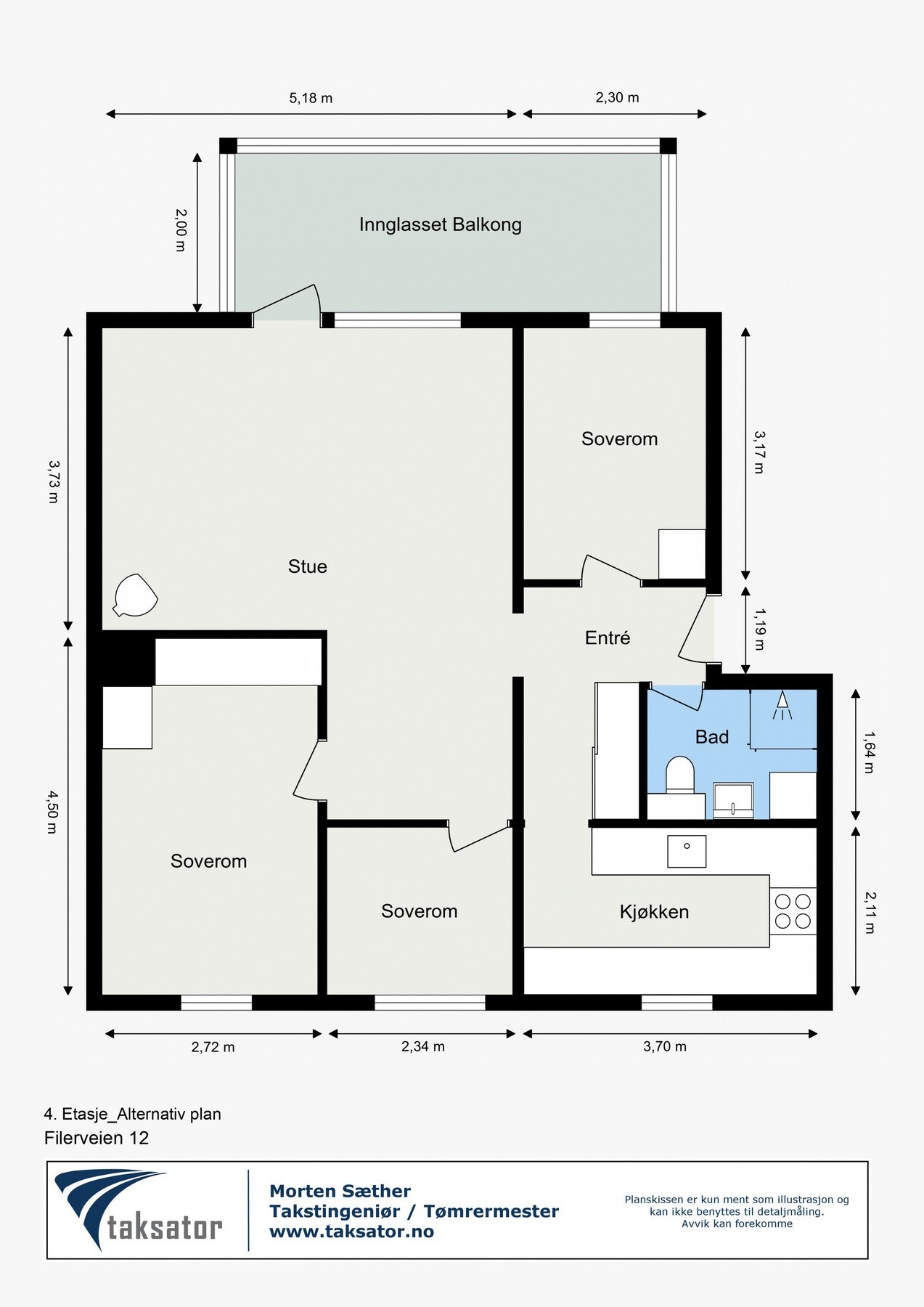 Alternativ plantegning Galleribilde
