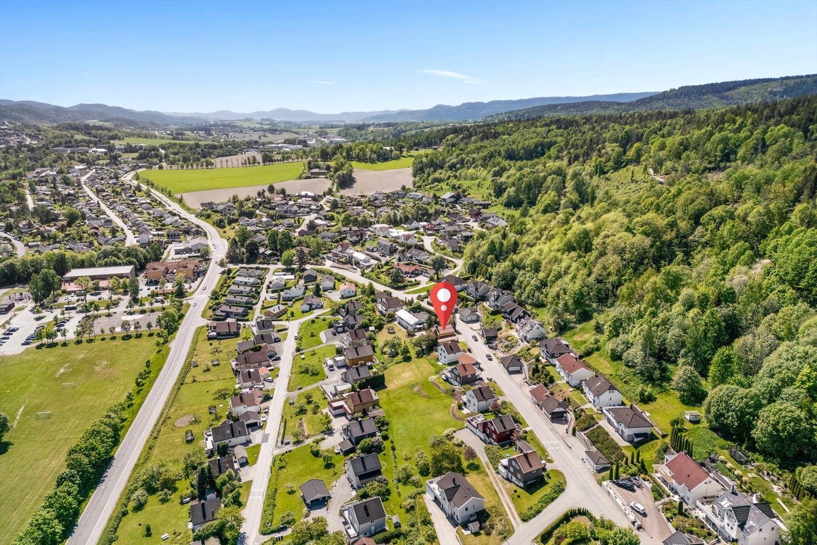 Dronefoto Galleribilde