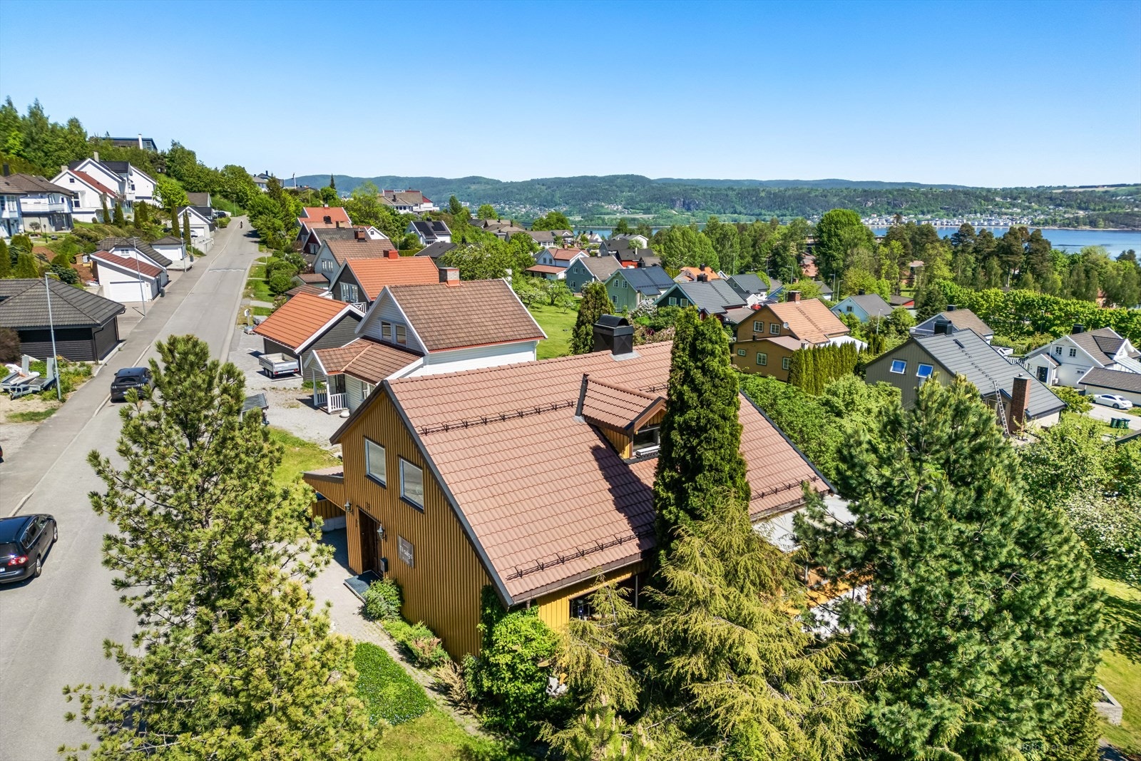 Familievennlig nabolag Galleribilde