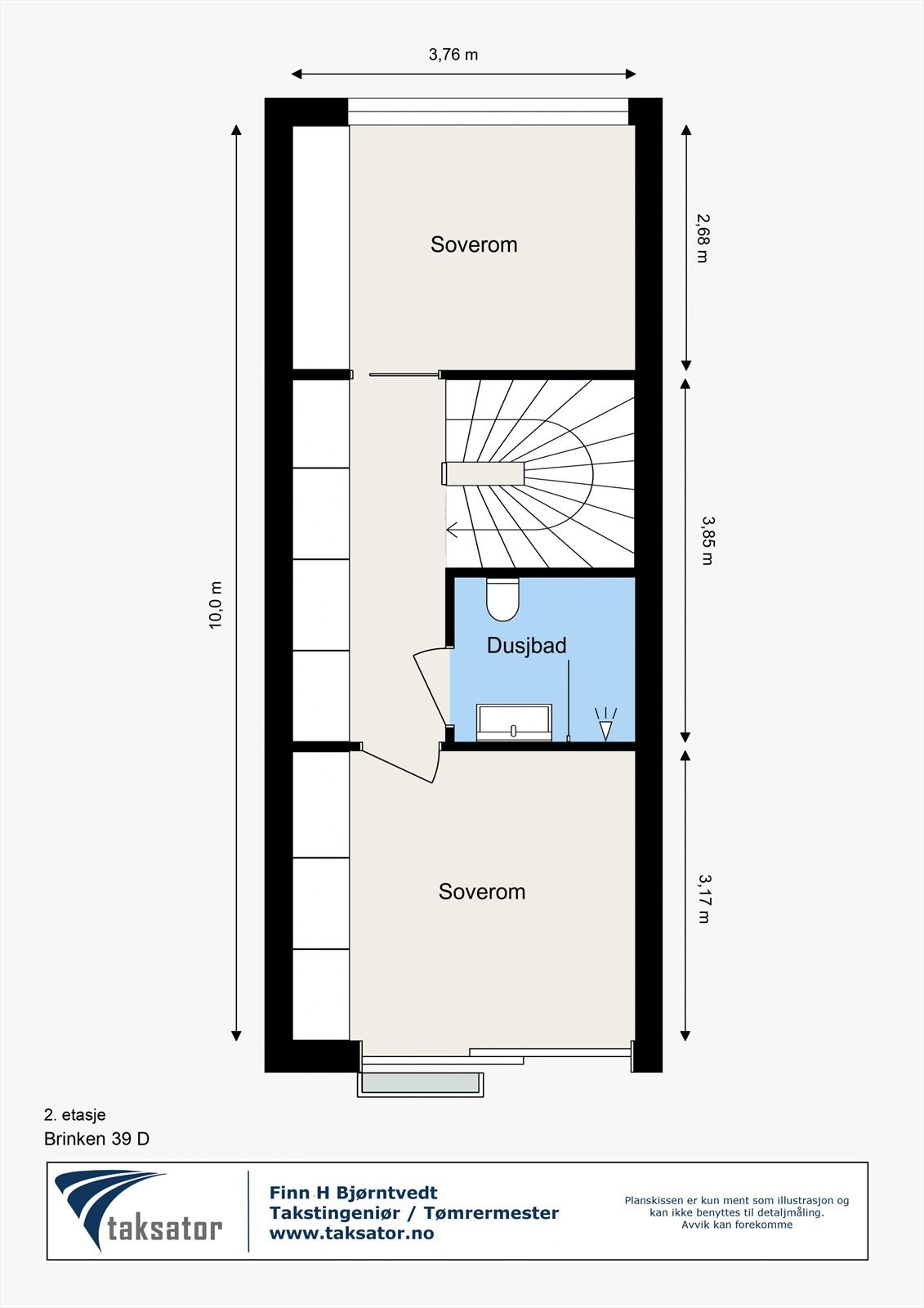 Plantegning 2. etasje Galleribilde