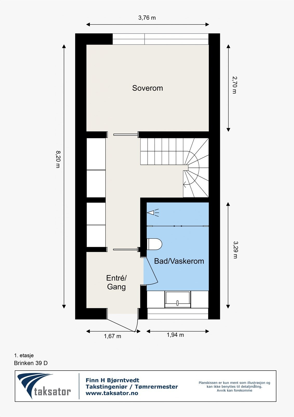 Plantegning 1. etasje Galleribilde