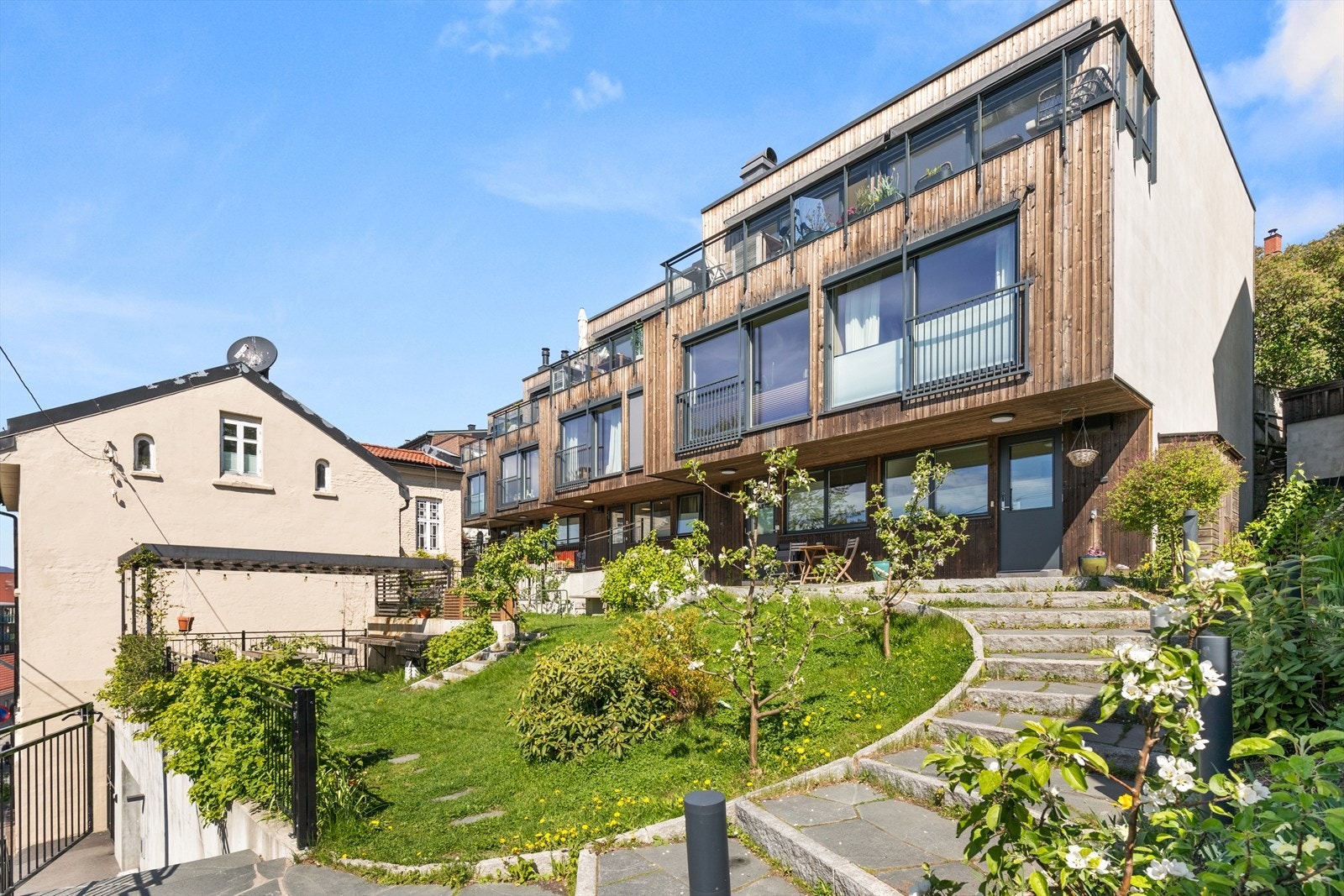 Brinken 39 A-G er tegnet av Jensen & Skodvin arkitekter. Galleribilde