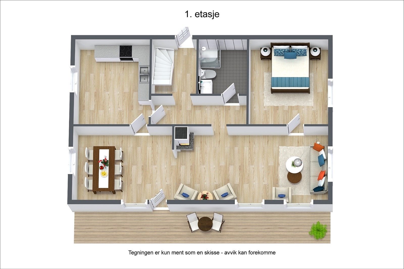 1. etasje Galleribilde