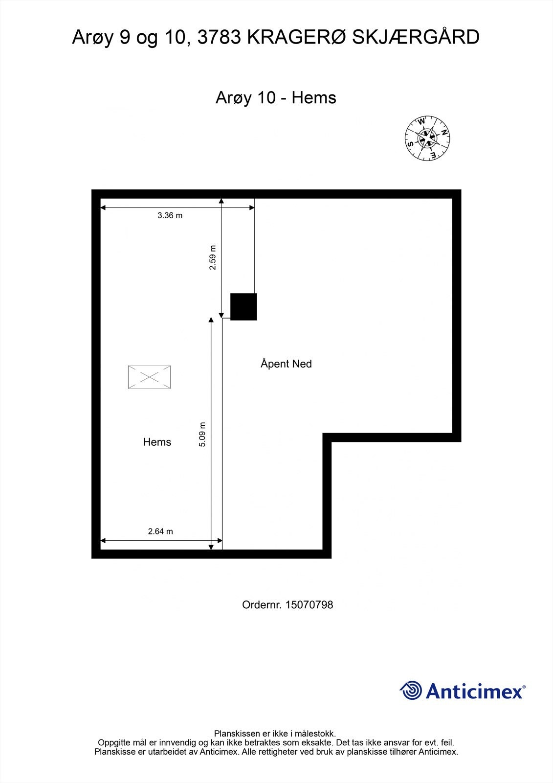 Plantegning - Arøy 10 - Hems Galleribilde