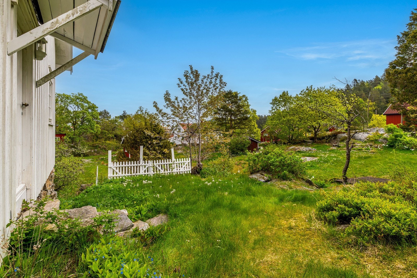 Landlig sommeridyll. Galleribilde