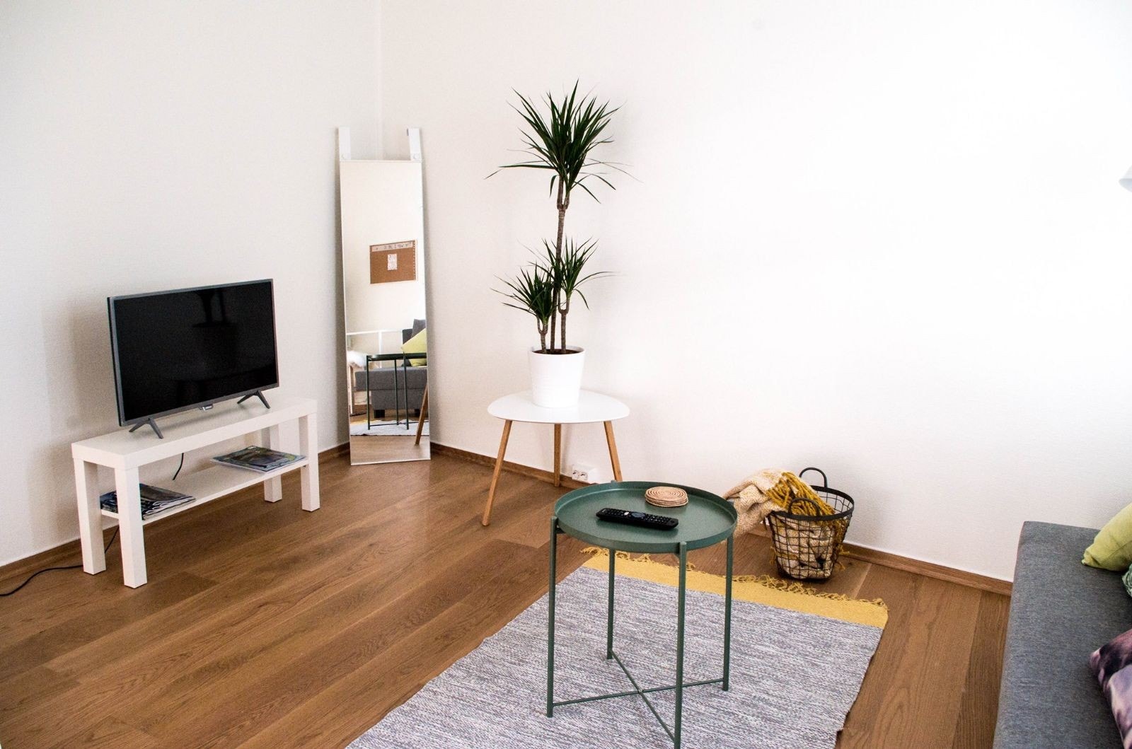 Elegant stue med sovesofa Galleribilde