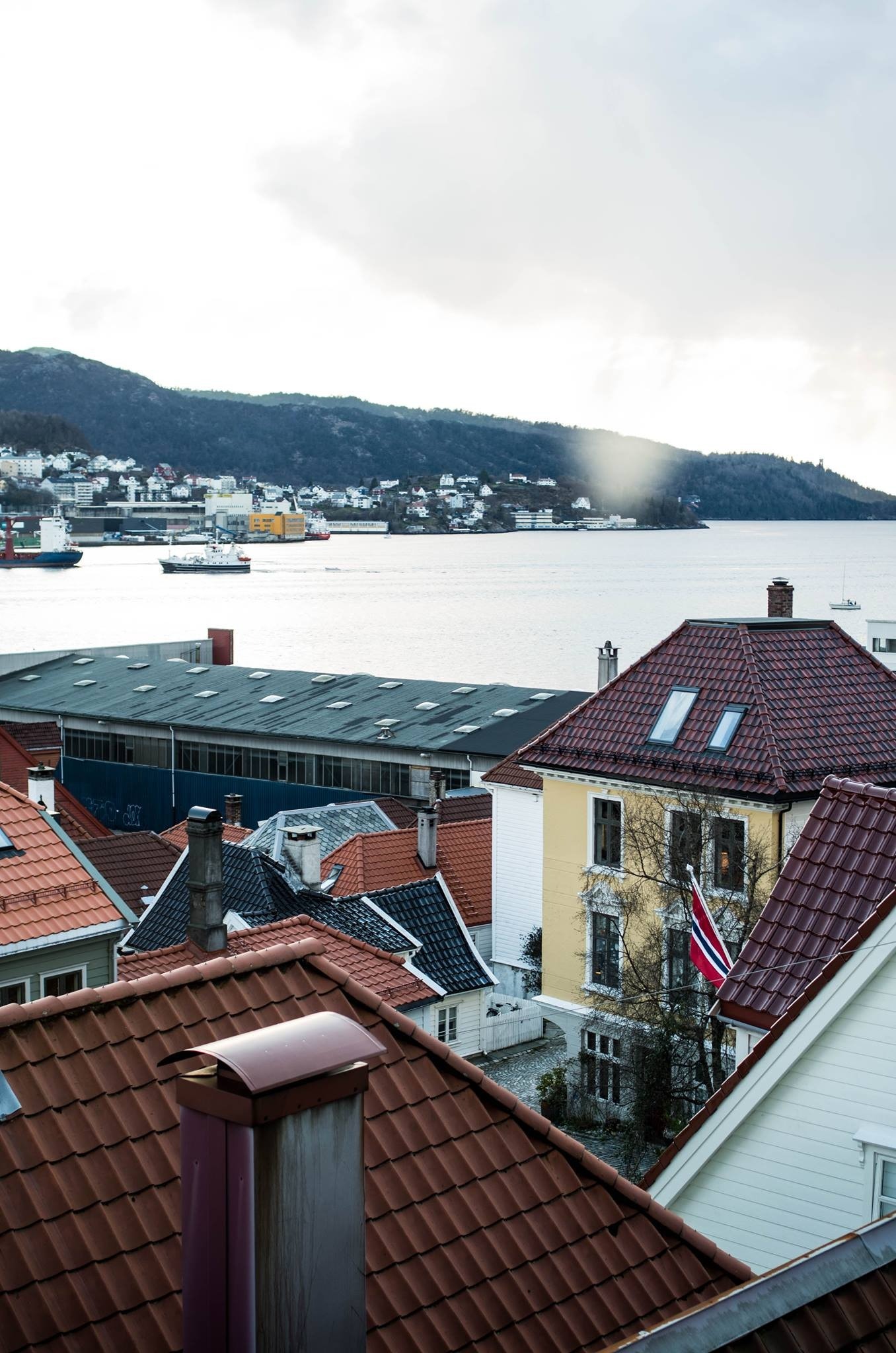 Lekker sjøutsikt fra stue Galleribilde
