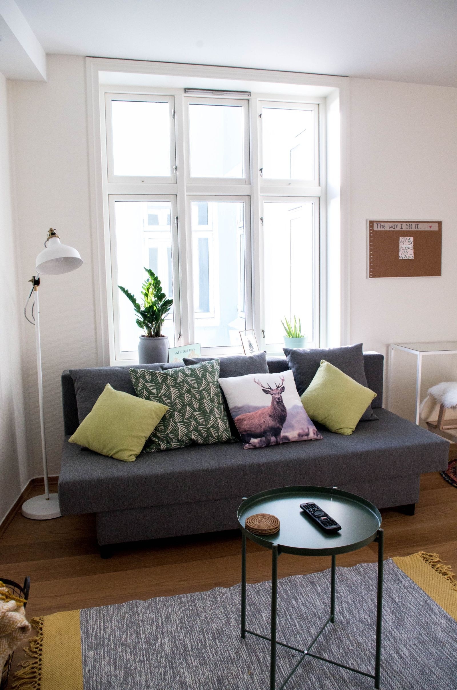 Elegant stue med sovesofa Galleribilde