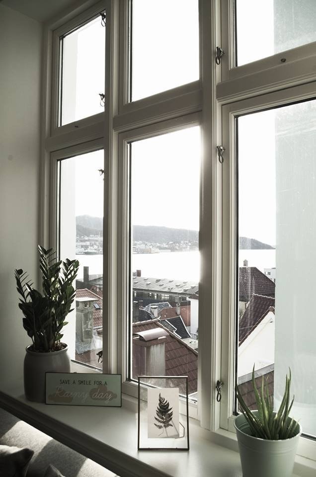Lekker sjøutsikt fra stue Galleribilde