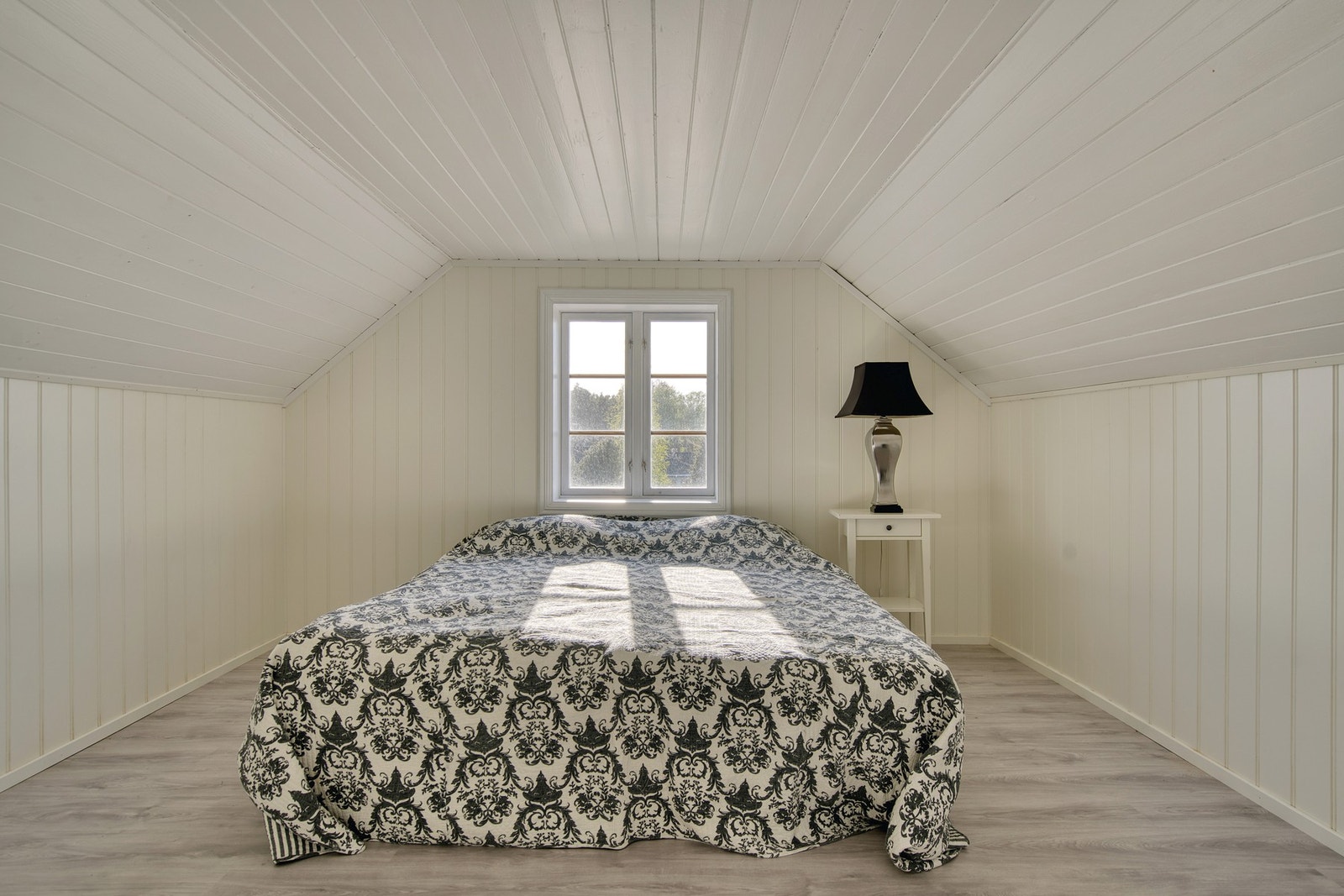 Innredet rom i bryggerhuset. Rommet er ikke godkjent for rom for varig opphold. Galleribilde