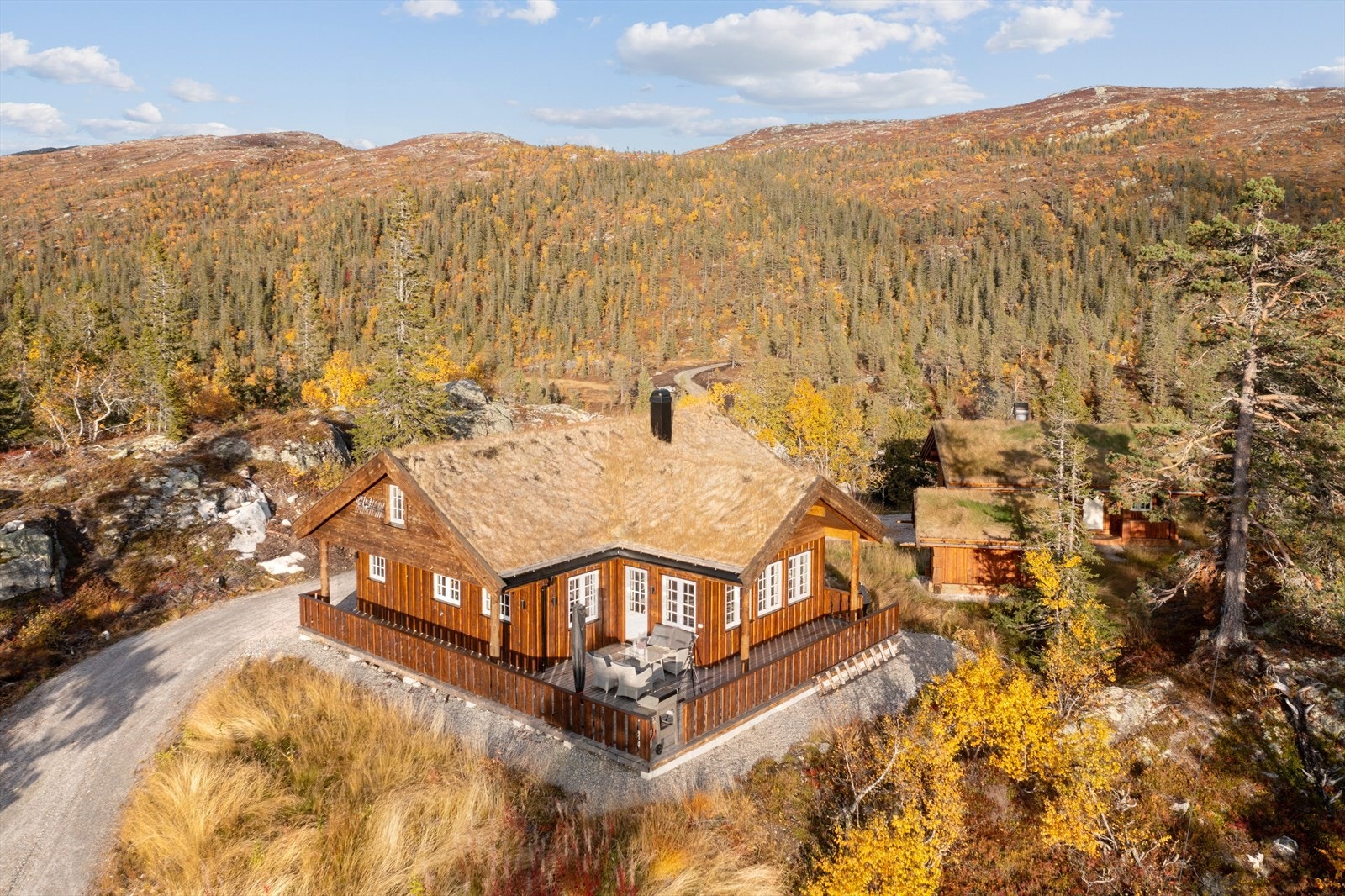 Om sommeren er det unike turmuligheter med mange merkede stier og blant annet ikonisk fjelltur steinsatt av sherpaer opptil Bjørneskårnatten/"Madonnaen ved Trillemarka Galleribilde