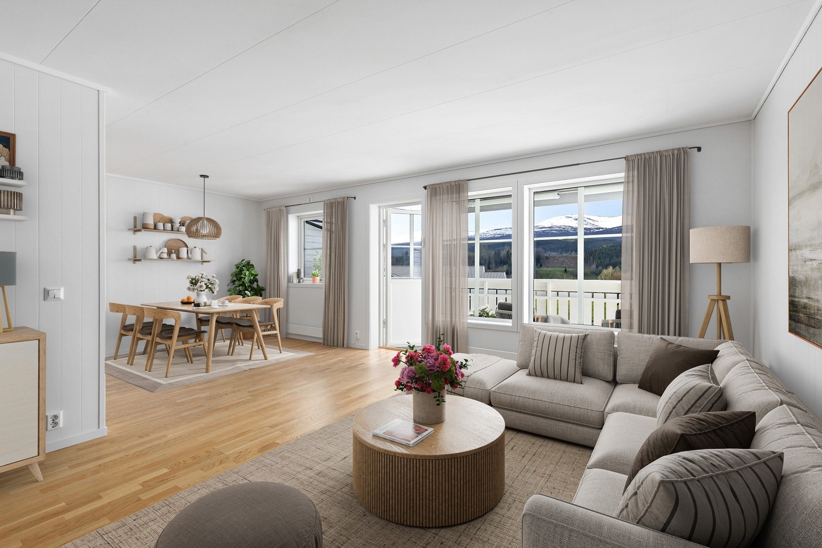 Velkommen til Tollmoveien 70 og Tollmotunet 1! En flott og godt vedlikeholdt 3-roms selveierleilighet fra 2014 med sentral beliggenhet i Meråker. (Bildet har digital styling). Galleribilde