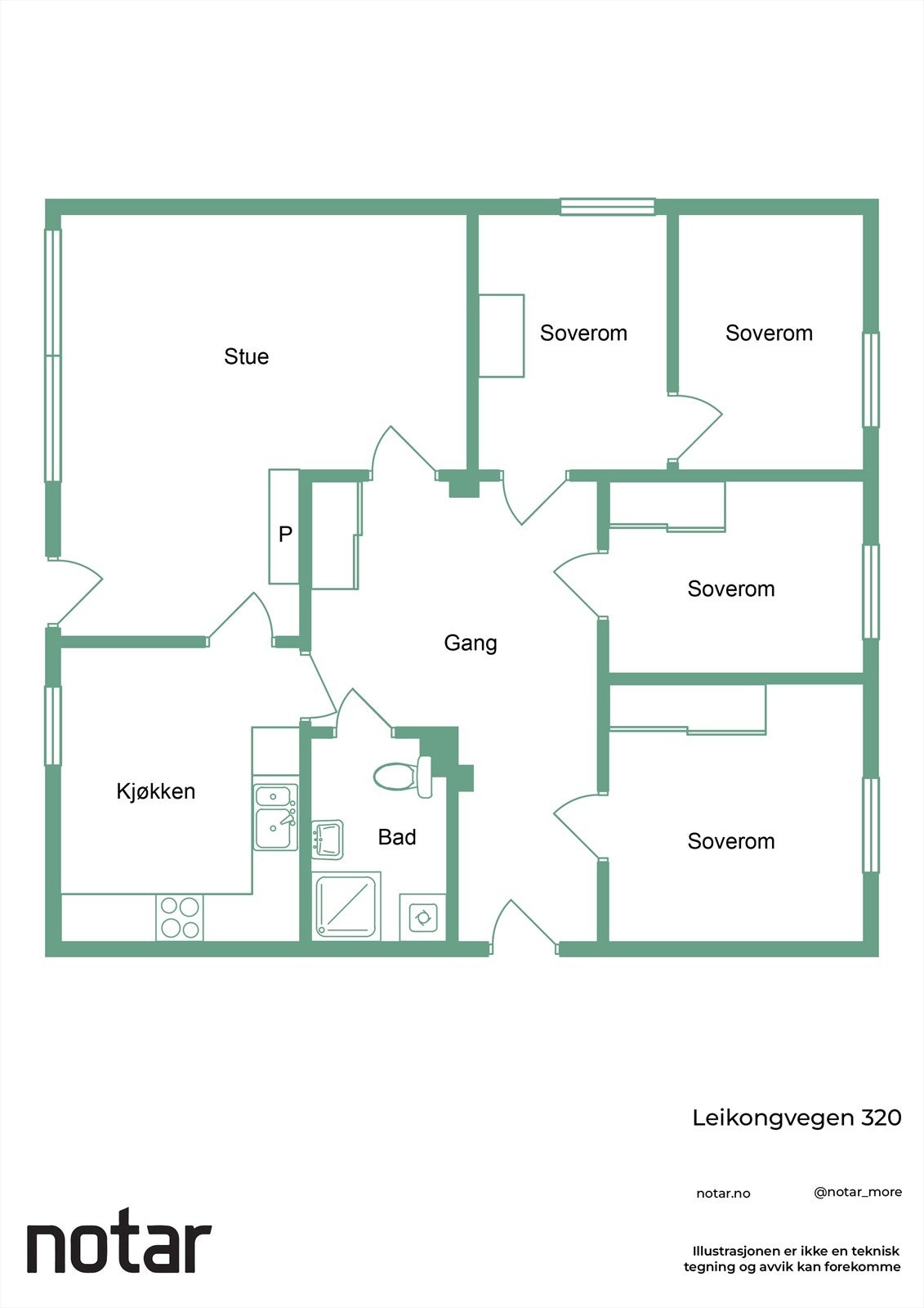 Plantegning Galleribilde
