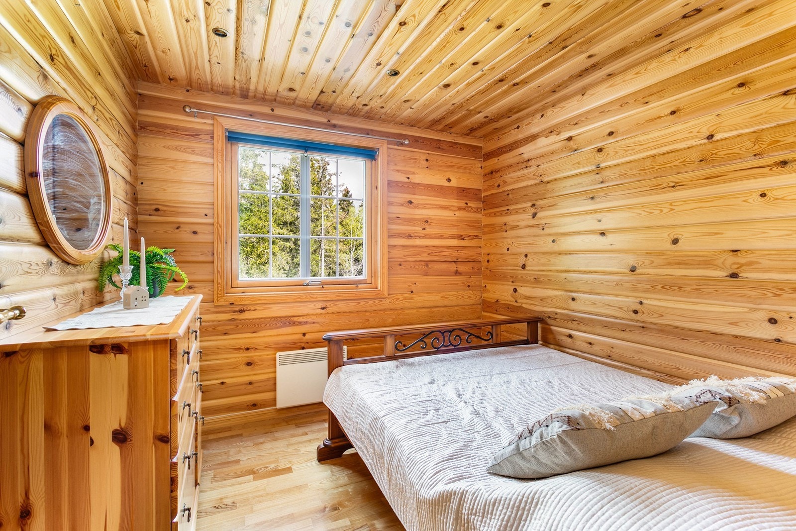 Soverommene har i dag sengeplass for opptil seks personer gjennom en variasjon av dobbelt- og enkeltsenger som alle medfølger. Galleribilde