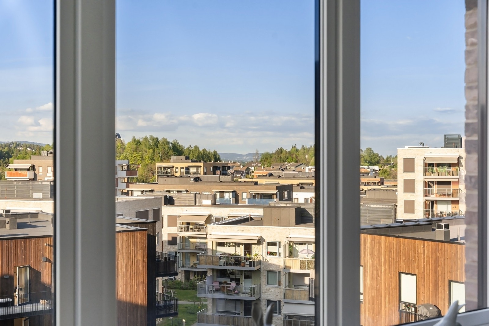 Utsikt fra hovedsoverommet. Galleribilde
