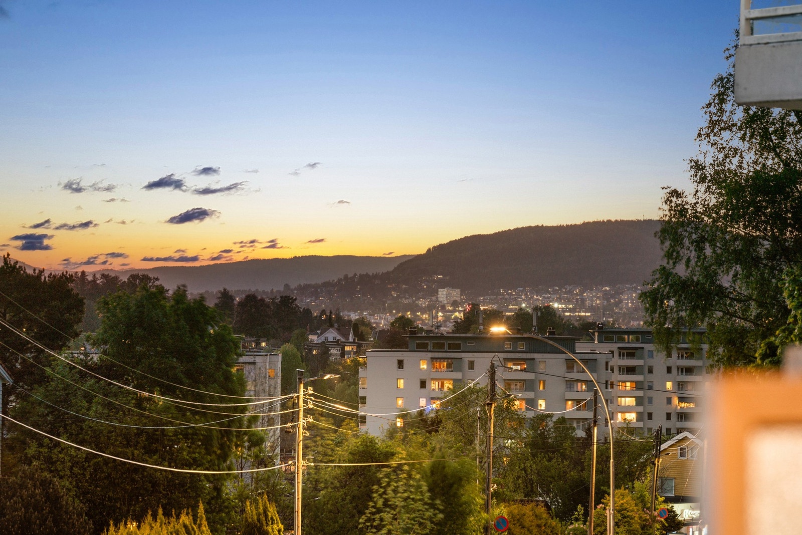 Her kan også nydelige solnedganger bevitnes Galleribilde